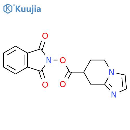 1,3-dioxo-2,3-dihydro-1H-isoindol-2-yl 5H,6H,7H,8H-imidazo[1,2-a]pyridine-7-carboxylate structure