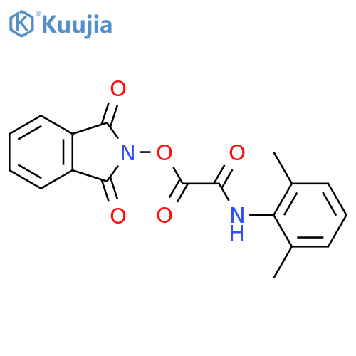 1,3-dioxo-2,3-dihydro-1H-isoindol-2-yl [(2,6-dimethylphenyl)carbamoyl]formate structure