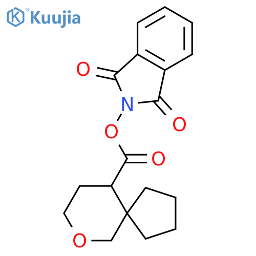 1,3-dioxo-2,3-dihydro-1H-isoindol-2-yl 7-oxaspiro[4.5]decane-10-carboxylate structure