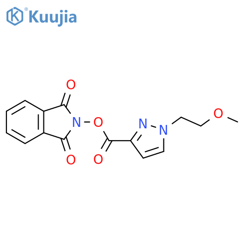 1,3-dioxo-2,3-dihydro-1H-isoindol-2-yl 1-(2-methoxyethyl)-1H-pyrazole-3-carboxylate structure