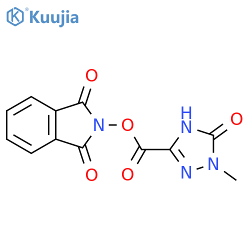 1,3-dioxo-2,3-dihydro-1H-isoindol-2-yl 5-hydroxy-1-methyl-1H-1,2,4-triazole-3-carboxylate structure