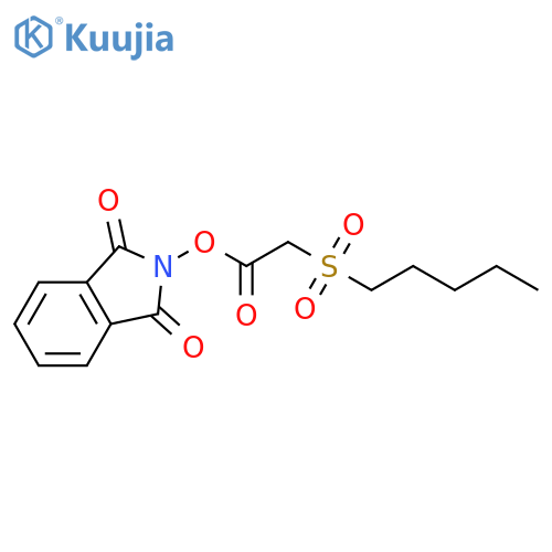 1,3-dioxo-2,3-dihydro-1H-isoindol-2-yl 2-(pentane-1-sulfonyl)acetate structure