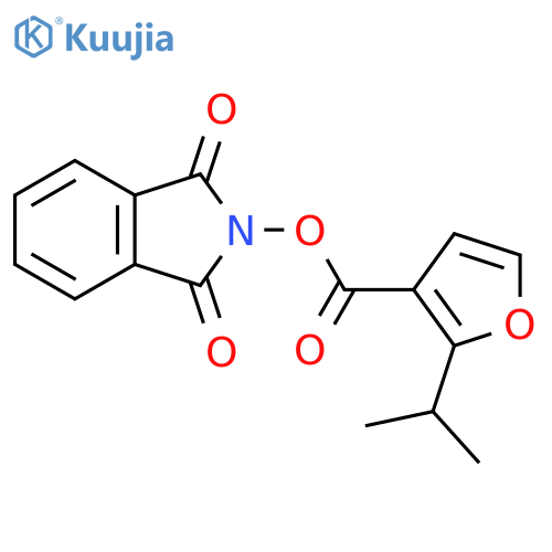 1,3-dioxo-2,3-dihydro-1H-isoindol-2-yl 2-(propan-2-yl)furan-3-carboxylate structure