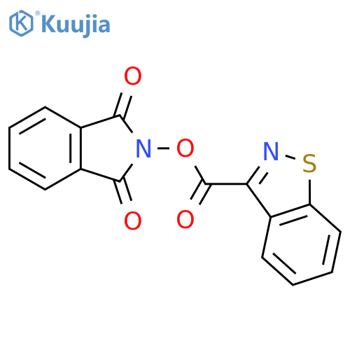1,3-dioxo-2,3-dihydro-1H-isoindol-2-yl 1,2-benzothiazole-3-carboxylate structure
