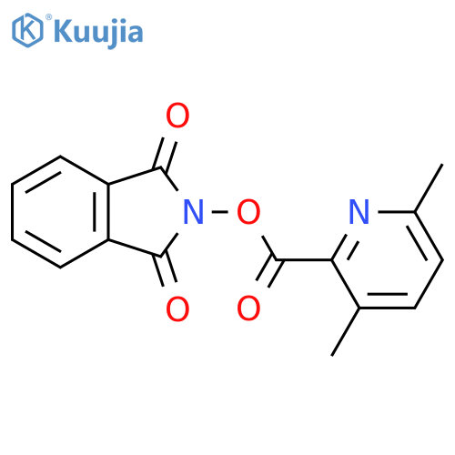 1,3-dioxo-2,3-dihydro-1H-isoindol-2-yl 3,6-dimethylpyridine-2-carboxylate structure