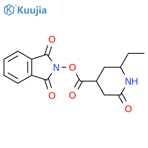 1,3-dioxo-2,3-dihydro-1H-isoindol-2-yl 2-ethyl-6-oxopiperidine-4-carboxylate structure