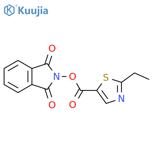 1,3-dioxo-2,3-dihydro-1H-isoindol-2-yl 2-ethyl-1,3-thiazole-5-carboxylate structure