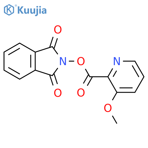 1,3-dioxo-2,3-dihydro-1H-isoindol-2-yl 3-methoxypyridine-2-carboxylate structure