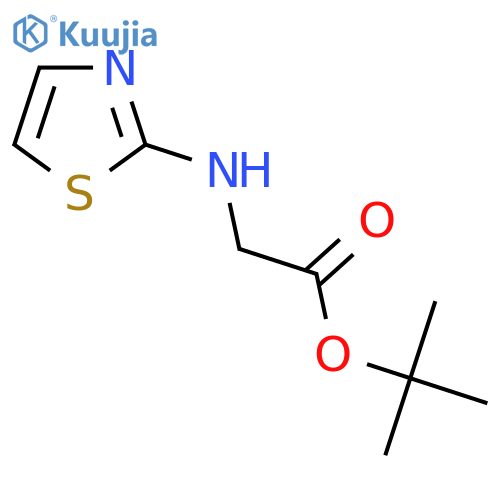 Tert-butyl 2-(1,3-thiazol-2-ylamino)acetate structure