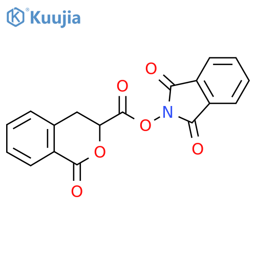 1,3-dioxo-2,3-dihydro-1H-isoindol-2-yl 1-oxo-3,4-dihydro-1H-2-benzopyran-3-carboxylate structure