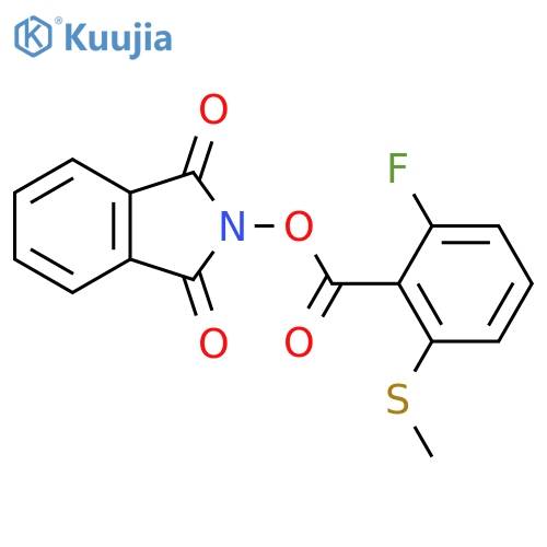 1,3-dioxo-2,3-dihydro-1H-isoindol-2-yl 2-fluoro-6-(methylsulfanyl)benzoate structure