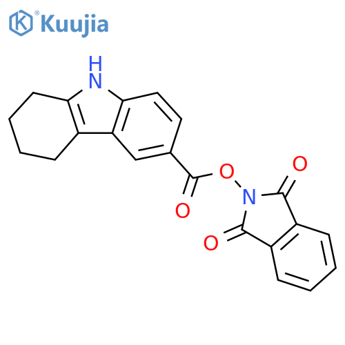 1,3-dioxo-2,3-dihydro-1H-isoindol-2-yl 2,3,4,9-tetrahydro-1H-carbazole-6-carboxylate structure