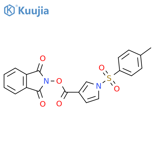 1,3-dioxo-2,3-dihydro-1H-isoindol-2-yl 1-(4-methylbenzenesulfonyl)-1H-pyrrole-3-carboxylate structure
