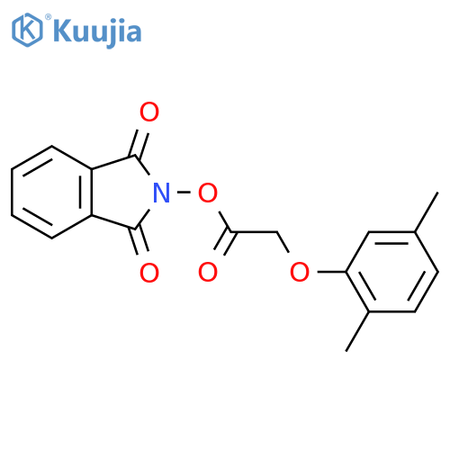 1,3-dioxo-2,3-dihydro-1H-isoindol-2-yl 2-(2,5-dimethylphenoxy)acetate structure