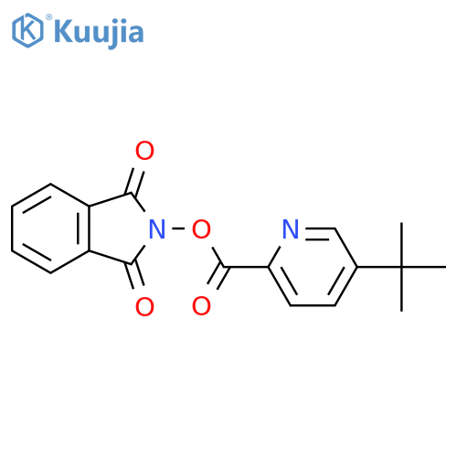 1,3-dioxo-2,3-dihydro-1H-isoindol-2-yl 5-tert-butylpyridine-2-carboxylate structure