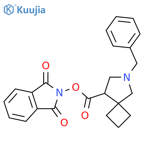 1,3-dioxo-2,3-dihydro-1H-isoindol-2-yl 6-benzyl-6-azaspiro[3.4]octane-8-carboxylate structure