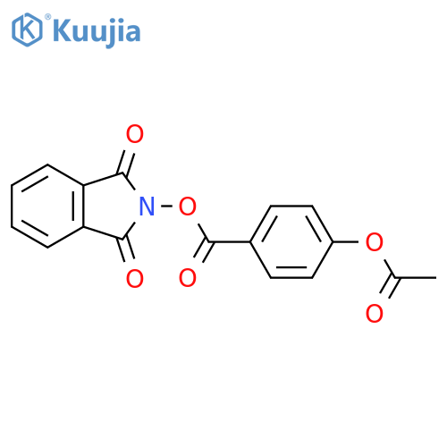 1,3-dioxo-2,3-dihydro-1H-isoindol-2-yl 4-(acetyloxy)benzoate structure