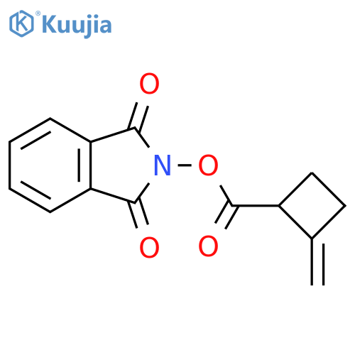 1,3-dioxo-2,3-dihydro-1H-isoindol-2-yl 2-methylidenecyclobutane-1-carboxylate structure