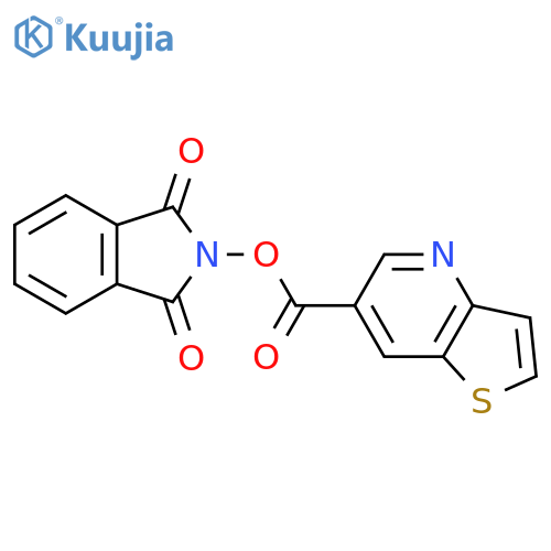 1,3-dioxo-2,3-dihydro-1H-isoindol-2-yl thieno[3,2-b]pyridine-6-carboxylate structure