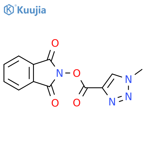 1,3-dioxo-2,3-dihydro-1H-isoindol-2-yl 1-methyl-1H-1,2,3-triazole-4-carboxylate structure