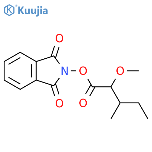 1,3-dioxo-2,3-dihydro-1H-isoindol-2-yl 2-methoxy-3-methylpentanoate structure