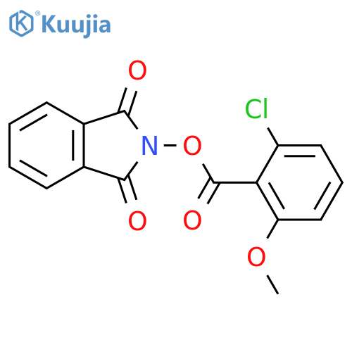 1,3-dioxo-2,3-dihydro-1H-isoindol-2-yl 2-chloro-6-methoxybenzoate structure