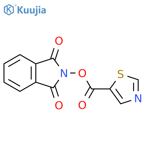 1,3-dioxo-2,3-dihydro-1H-isoindol-2-yl 1,3-thiazole-5-carboxylate structure