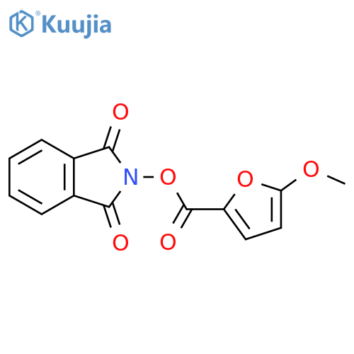 1,3-dioxo-2,3-dihydro-1H-isoindol-2-yl 5-methoxyfuran-2-carboxylate structure