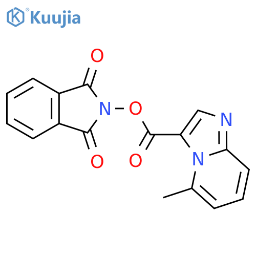 1,3-dioxo-2,3-dihydro-1H-isoindol-2-yl 5-methylimidazo[1,2-a]pyridine-3-carboxylate structure