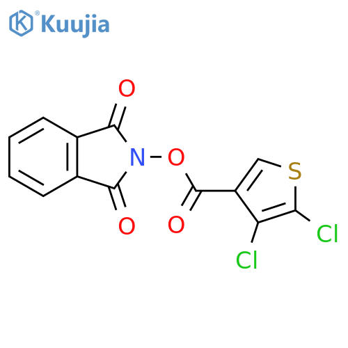 1,3-dioxo-2,3-dihydro-1H-isoindol-2-yl 4,5-dichlorothiophene-3-carboxylate structure