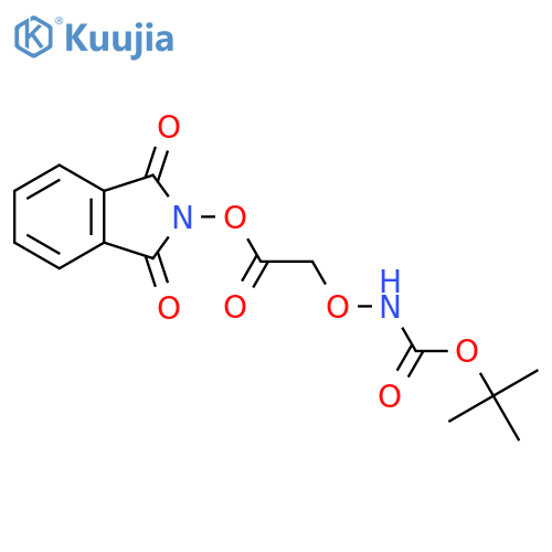 1,3-dioxo-2,3-dihydro-1H-isoindol-2-yl 2-({[(tert-butoxy)carbonyl]amino}oxy)acetate structure