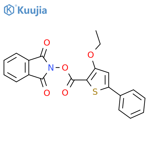 1,3-dioxo-2,3-dihydro-1H-isoindol-2-yl 3-ethoxy-5-phenylthiophene-2-carboxylate structure