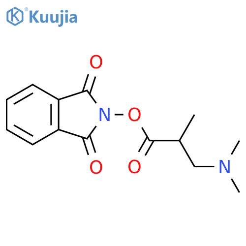 1,3-dioxo-2,3-dihydro-1H-isoindol-2-yl 3-(dimethylamino)-2-methylpropanoate structure