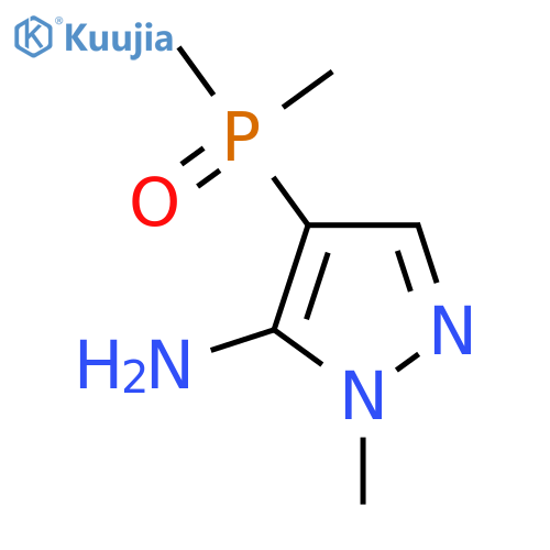 (5-Amino-1-methyl-1H-pyrazol-4-yl)dimethylphosphine oxide structure