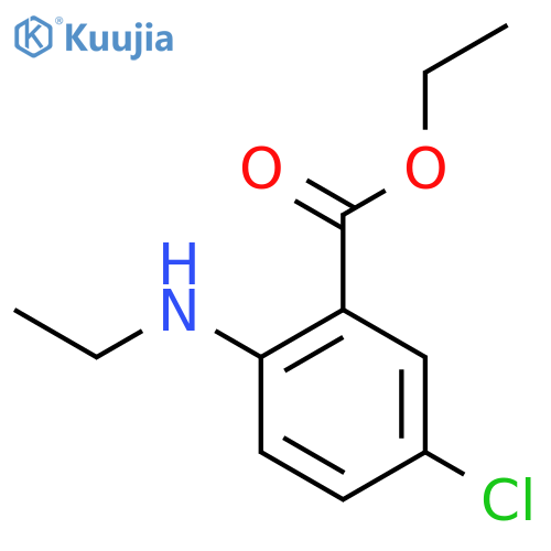 Ethyl 5-chloro-2-(ethylamino)benzoate structure