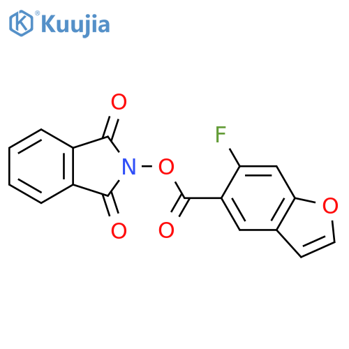 1,3-dioxo-2,3-dihydro-1H-isoindol-2-yl 6-fluoro-1-benzofuran-5-carboxylate structure