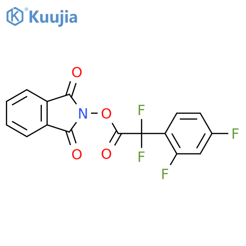 1,3-dioxo-2,3-dihydro-1H-isoindol-2-yl 2-(2,4-difluorophenyl)-2,2-difluoroacetate structure