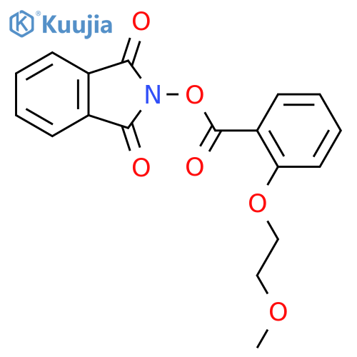 1,3-dioxo-2,3-dihydro-1H-isoindol-2-yl 2-(2-methoxyethoxy)benzoate structure