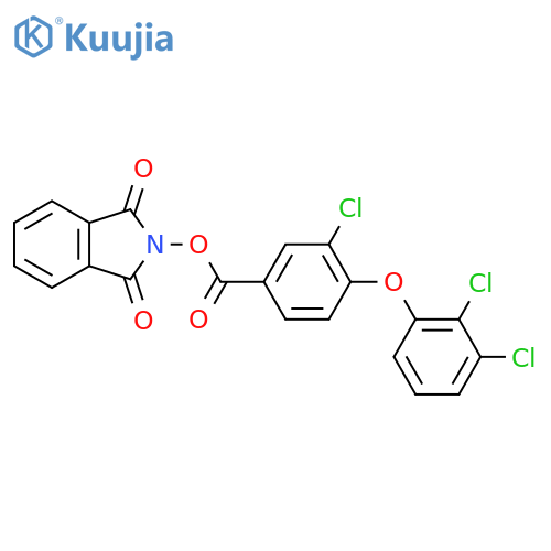 1,3-dioxo-2,3-dihydro-1H-isoindol-2-yl 3-chloro-4-(2,3-dichlorophenoxy)benzoate structure