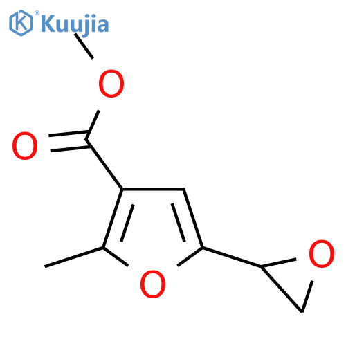 Methyl 2-methyl-5-(oxiran-2-yl)furan-3-carboxylate structure