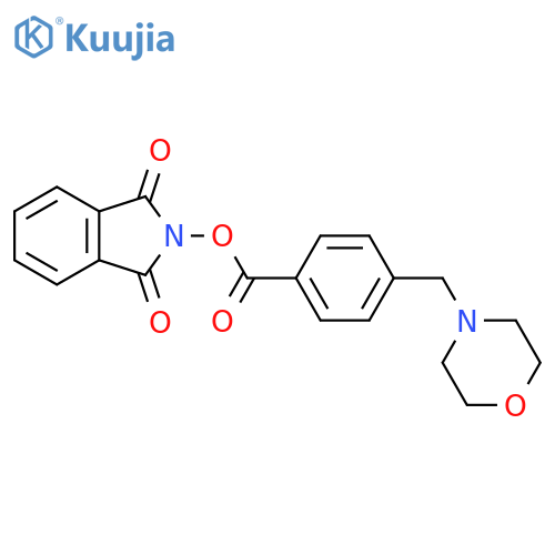 1,3-dioxo-2,3-dihydro-1H-isoindol-2-yl 4-[(morpholin-4-yl)methyl]benzoate structure
