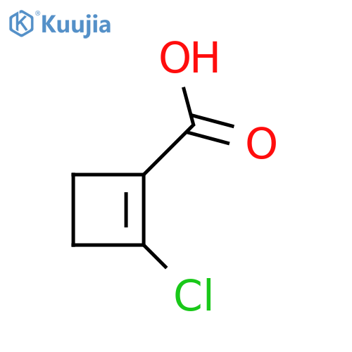 2-Chlorocyclobutene-1-carboxylic acid structure