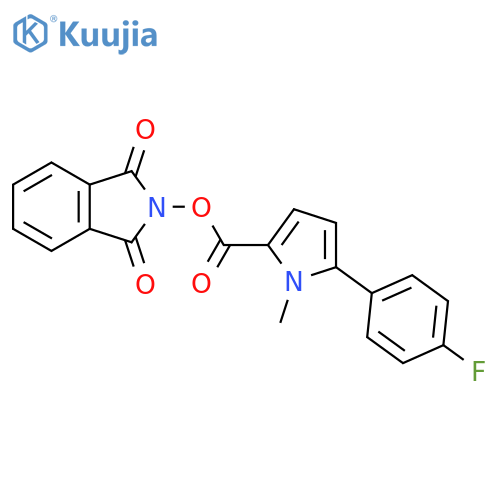1,3-dioxo-2,3-dihydro-1H-isoindol-2-yl 5-(4-fluorophenyl)-1-methyl-1H-pyrrole-2-carboxylate structure