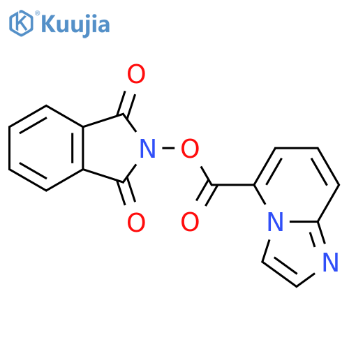 1,3-dioxo-2,3-dihydro-1H-isoindol-2-yl imidazo[1,2-a]pyridine-5-carboxylate structure