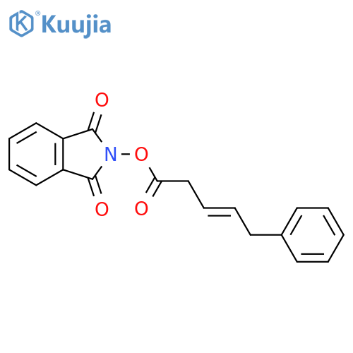 1,3-dioxo-2,3-dihydro-1H-isoindol-2-yl (3E)-5-phenylpent-3-enoate structure