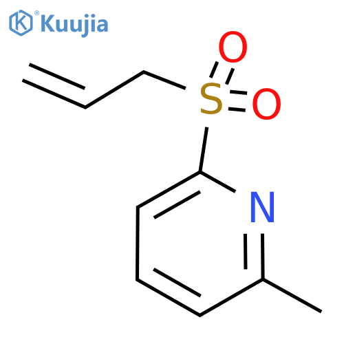 2-(Allylsulfonyl)-6-methylpyridine structure