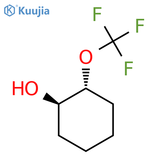 (1R,2R)-2-(trifluoromethoxy)cyclohexan-1-ol structure