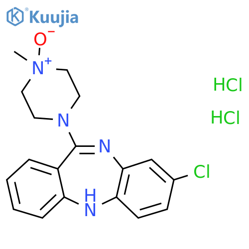Clozapine N-oxide dihydrochloride structure