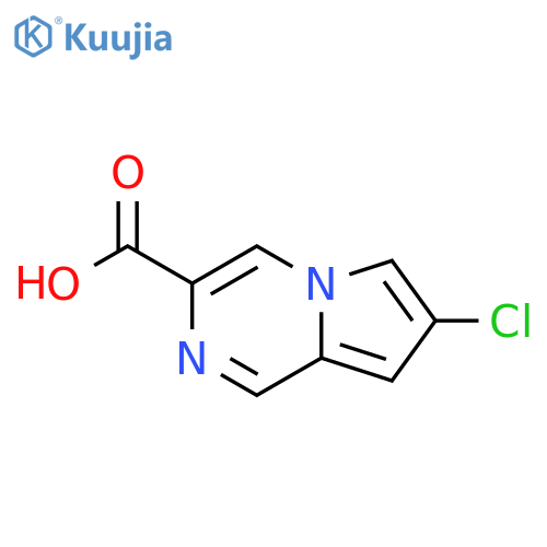 7-Chloropyrrolo[1,2-a]pyrazine-3-carboxylic acid structure
