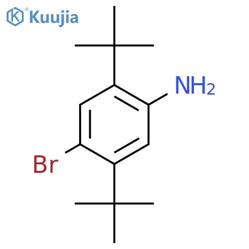 Benzenamine, 4-bromo-2,5-bis(1,1-dimethylethyl)- structure